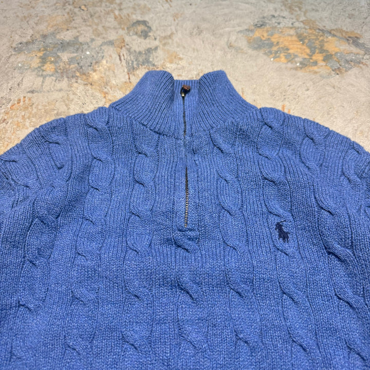 Ralph Lauren/ Polo By Ralph Lauren/ Half Zip Knit 스웨터/ 사이즈 S의 의류 폴로 사용