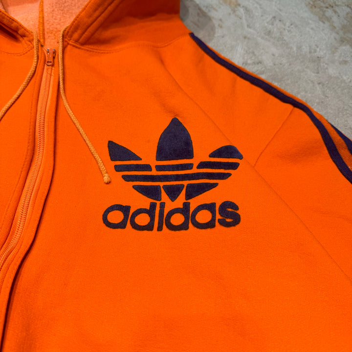 Used clothing 60's~ adidas/Track jacket/Hooded/Equivalent to size M-L