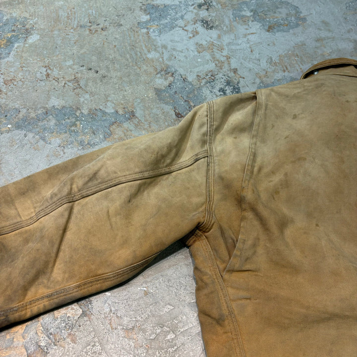 Used clothing 80's to 90's carhartt/ Carhartt/ Detroit jacket/ Duck fabric/ Lining blanket/ Check/ Equivalent to size M~L