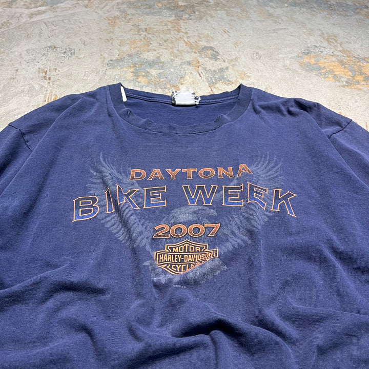 古着 Harley-Davidson/ハーレー ダビッドソン DAYTONA BIKE WEEK フロリダ州 オーランド イベントTシャツ サイズXL相当