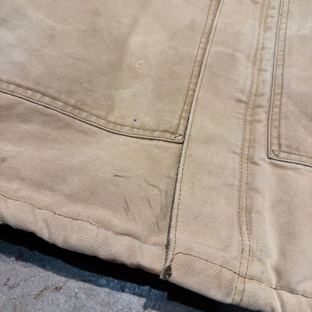 古着 carhartt/ カーハート/ トラディショナルコート/ 裏地キルティング/ 襟コーデュロイ/サイズ3XL相当