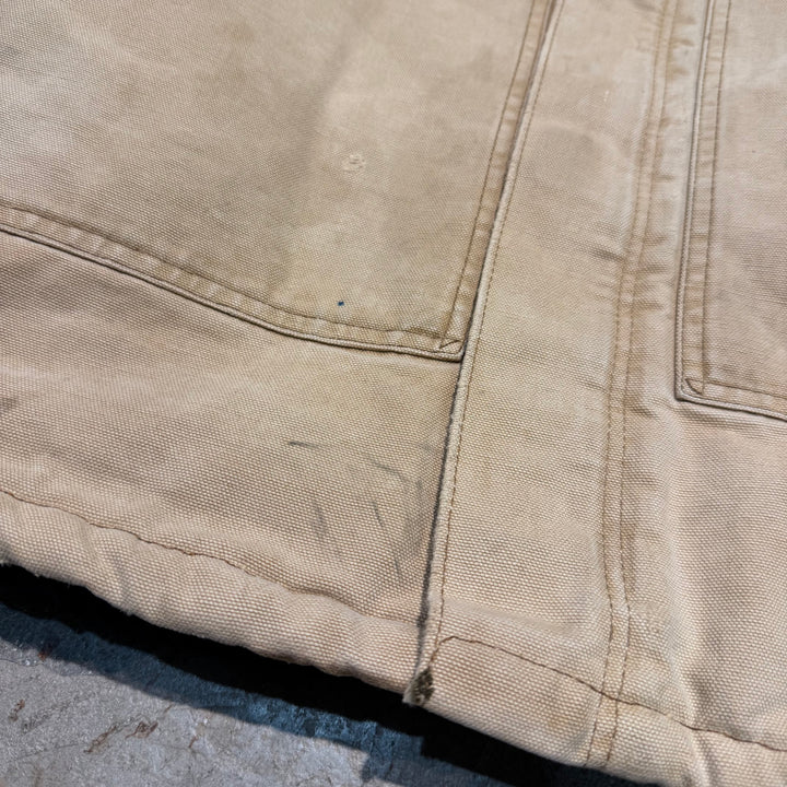古着 carhartt/ カーハート/ トラディショナルコート/ 裏地キルティング/ 襟コーデュロイ/サイズ3XL相当