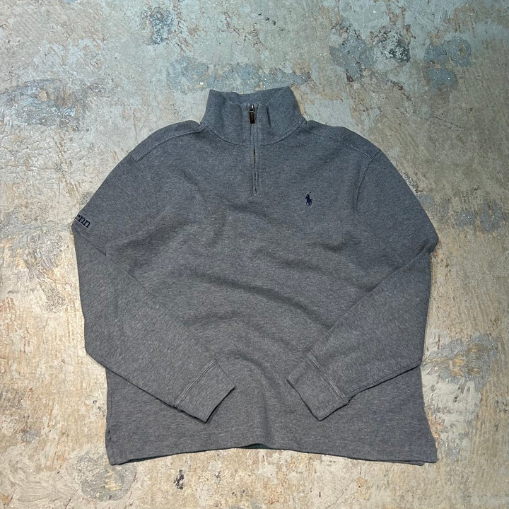 旧衣POLO by Ralph Lauren/ POLO拉尔夫劳伦/半拉链针织毛衣/尺寸L