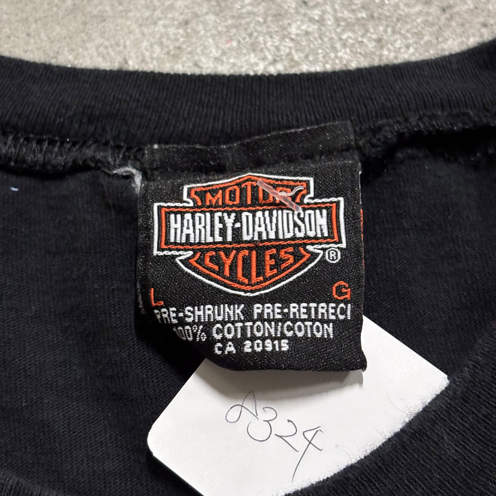 古着  USA製 Harley-Davidson /ハーレー ダビッドソン/ プリントTシャツ/ ノースリーブ/ サイズL