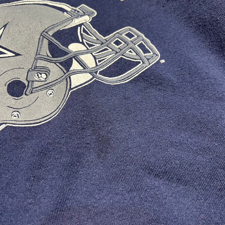 #3981 古着 Unknow/Crew neck sweat/クルーネックスウェット/DALLAS COWBOYS/MADE IN U.S.A/サイズXL
