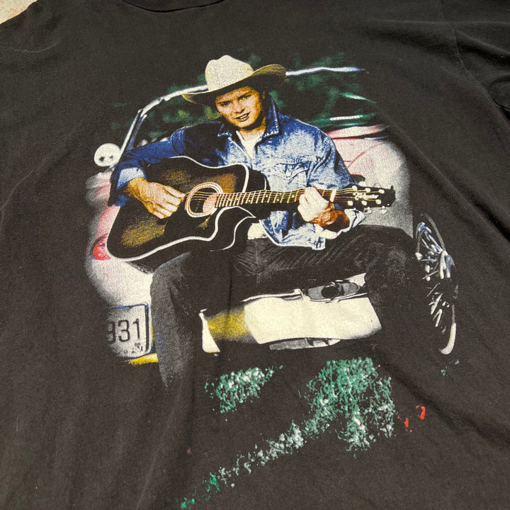 古着 90's ステフ・カーズ / Achy Breaky Danse / ヴィンテージ シングルステッチ プリントTシャツ/サイズXL相当