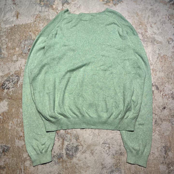 #3695古着/ラルフローレン/POLObyRalphLauren/コットンニット/Cottonknit/Vネック/サイズXXL