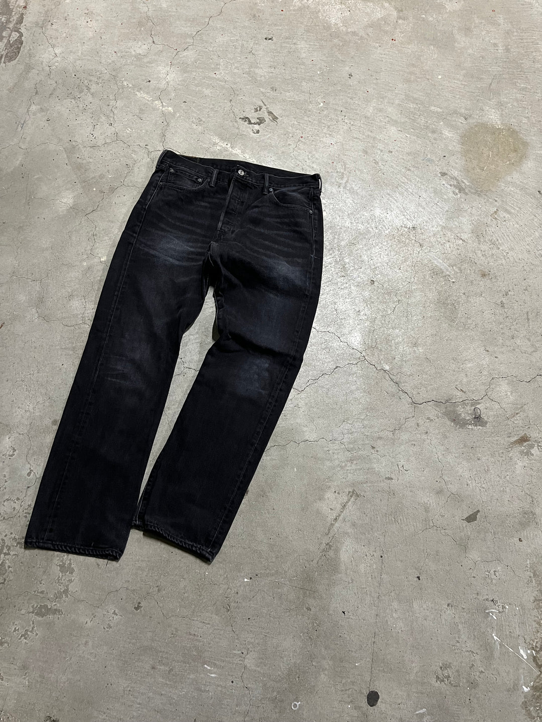 #MA23 Used clothing Levi's/Levi's/Black Denim Pants/501/Actual size 36 x 32