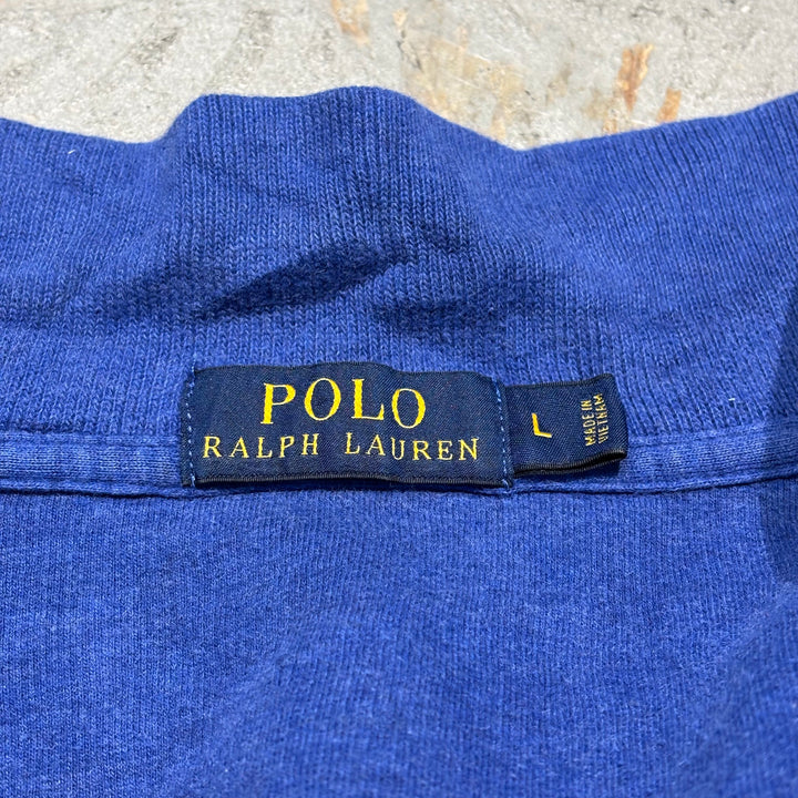 Ralph Lauren/ Polo By Ralph Lauren/ Half Zip 니트 스웨터/ 크기 L의 사용 의류 폴로