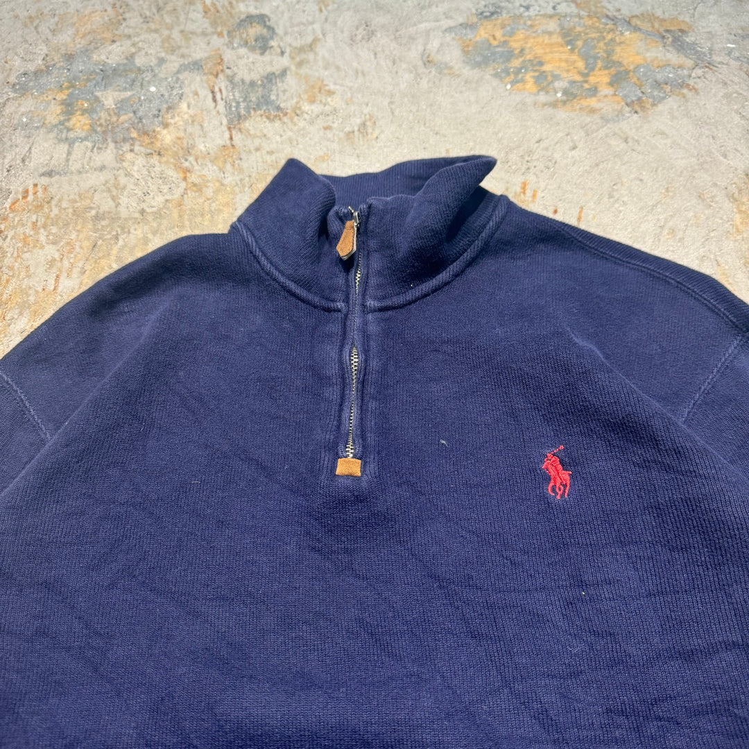 Used clothing POLO by Ralph Lauren/ Polo by Ralph Lauren/ Half zip knit sweater/ Size S