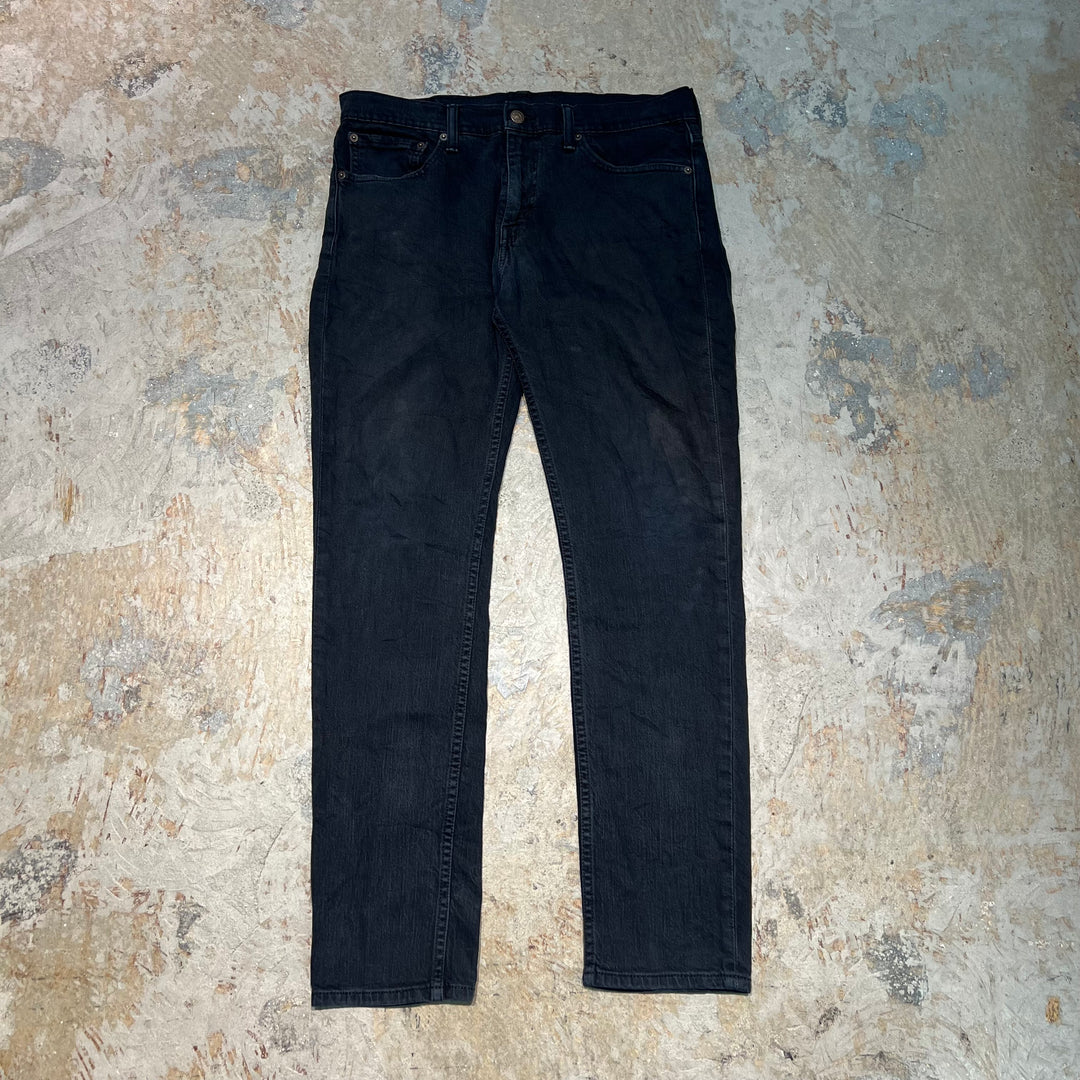 #4761 Used clothing Levi's/Black Denim Pants/Black Denim Pants/511/Black Tab/Size 32×30