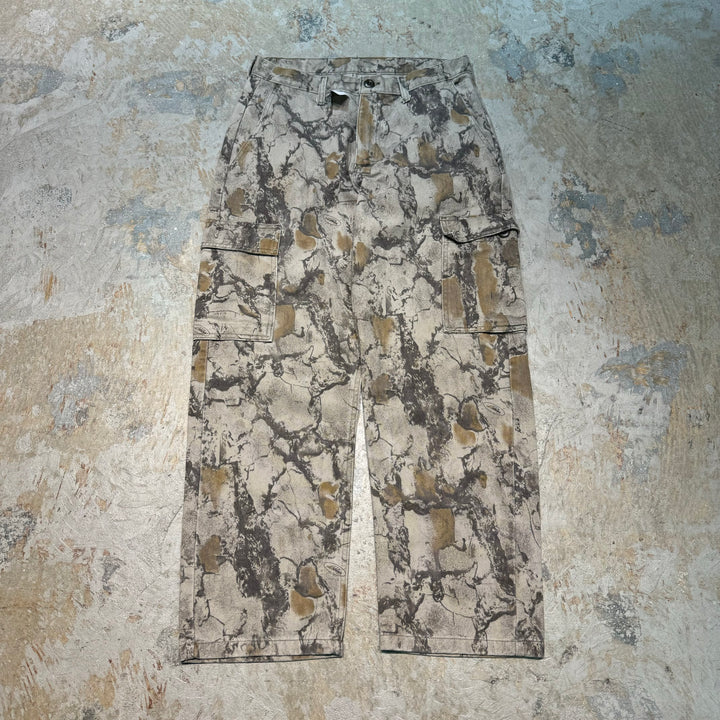 二手服裝Wangler/ Wrangler/ Real Tree Camo Cargo褲子/尺寸W32 x L30