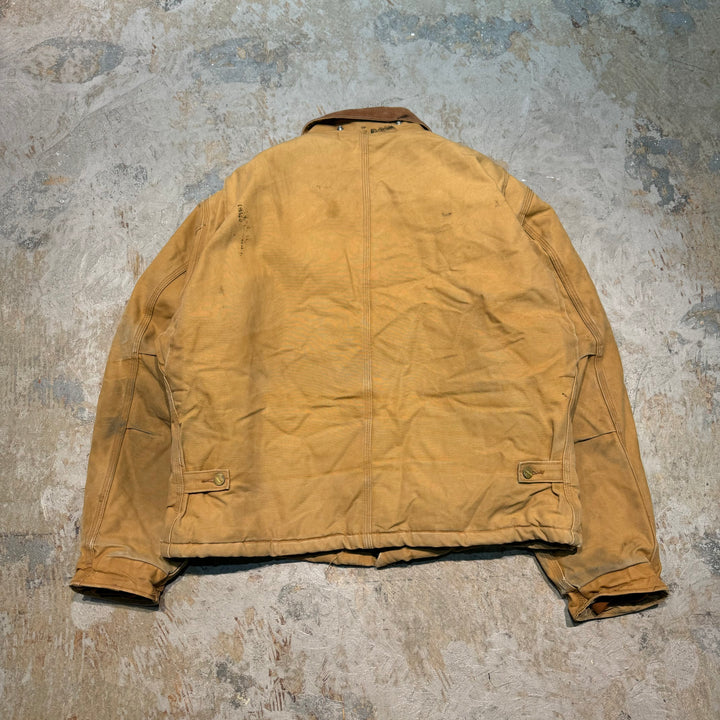 Used clothing carhartt/ Carhartt/ Traditional jacket/ Duck fabric/ Quilted lining/ Size L