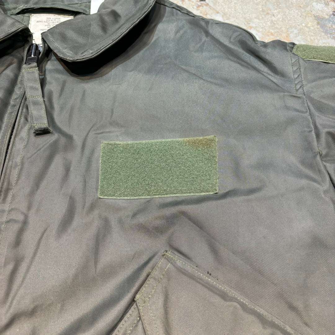 Used clothing Made in USA 84's US military / CWU-45 / P flight jacket / 5th Model / MIL-J-83388E / Size L