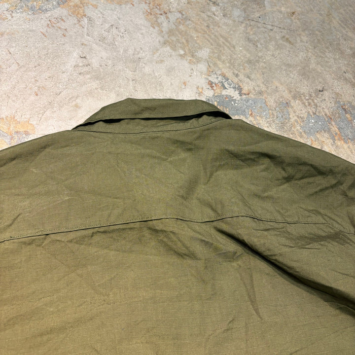 Used clothing Made in USA 60's U.S.ARMY/US Army/Jungle Fatigue Jacket/4th/Ripstop fabric/Size X-Large - Regular