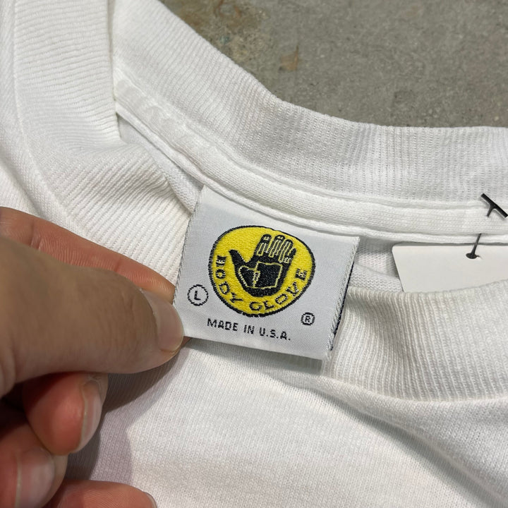 古着 90's USA製 USAVINTAGE / サンディエゴ・シニアオリンピック / 楽しむ・健康維持 / 1997年 / ヴィンテージ シングルステッチ プリントTシャツ / サイズL