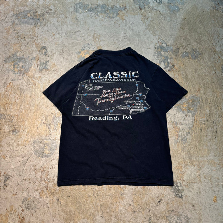 古着 USA製 Harley-Davidson/ハーレーダビッドソン/ プリントTシャツ/ サイズM