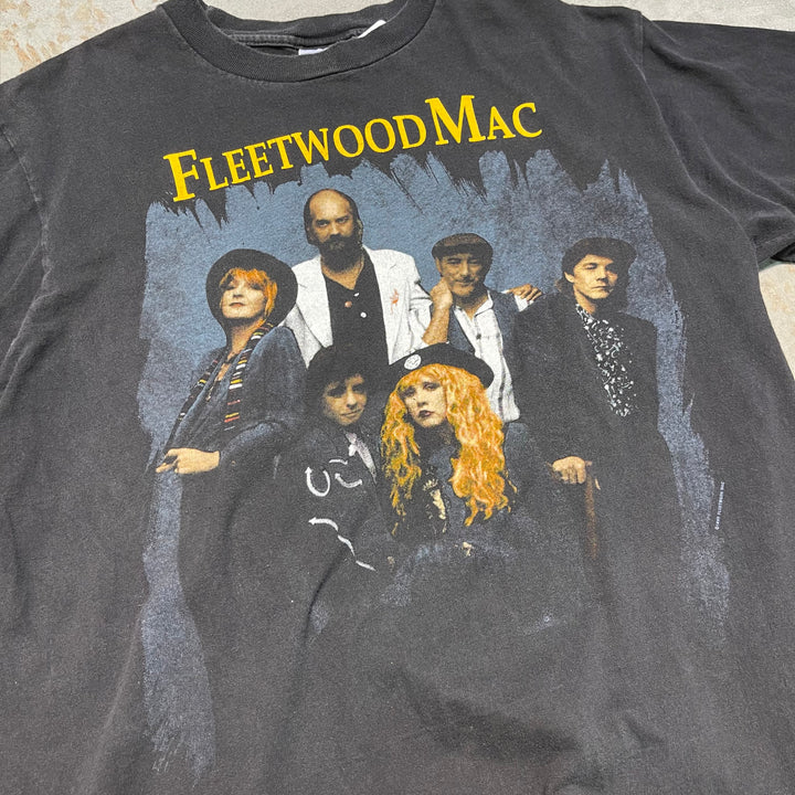 중고 의류 98 's USA Made Hanes / Hanes / Fleetwood Mac / 빈티지 싱글 스티치 밴드 티셔츠 / 크기 L