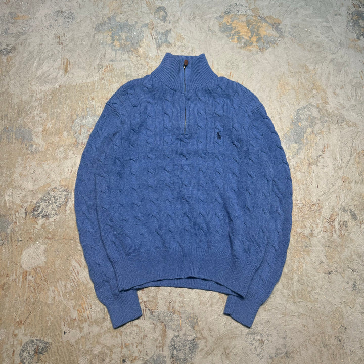 Ralph Lauren/ Polo By Ralph Lauren/ Half Zip Knit 스웨터/ 사이즈 S의 의류 폴로 사용