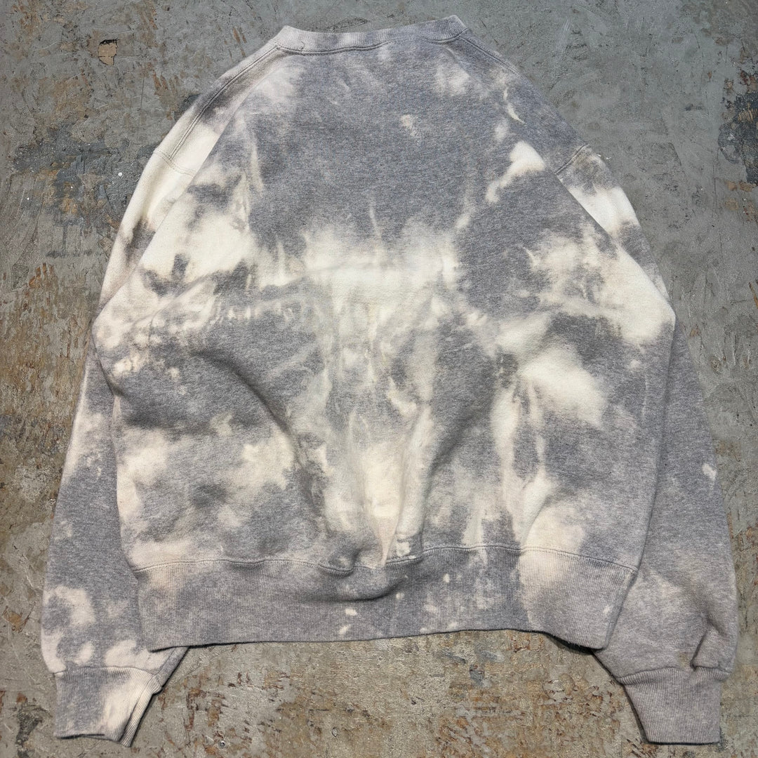 미국 90 년대 챔피언/ 챔피언/ 승무원 넥 스웨트 셔츠/ 브루클린 대학교/ 대학 프린트/ 자수 태그/ 프론트 v gusset/ size xl에서 만든 중고 의류