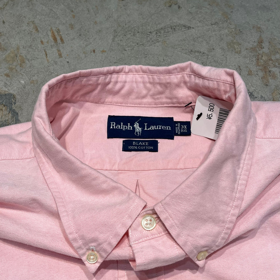 #4387 Used clothing Ralph Lauren/Long Sleeve Button Down Shirt/BLAKE/Blake/Size 3X