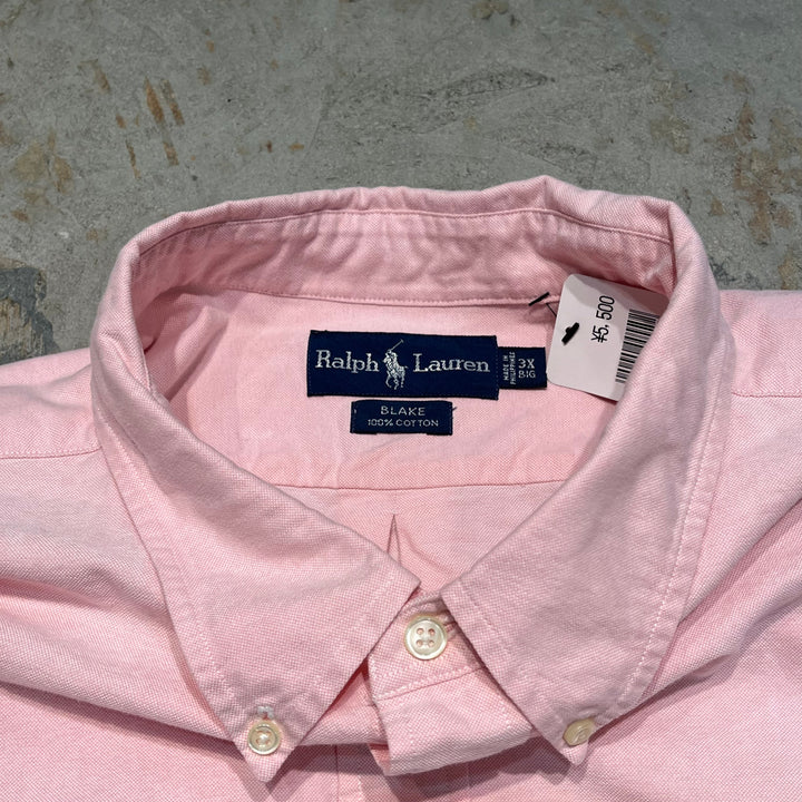 #4387 Used clothing Ralph Lauren/Long Sleeve Button Down Shirt/BLAKE/Blake/Size 3X