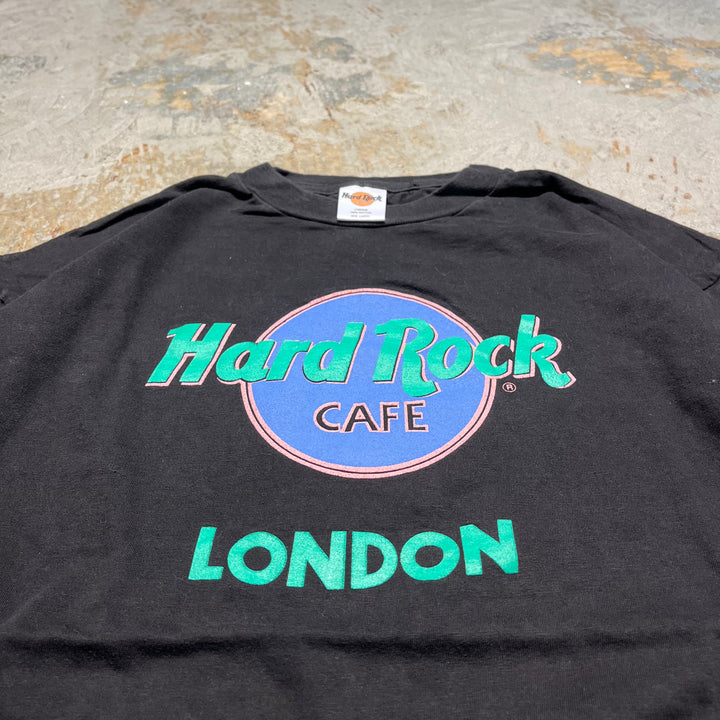 #4455 古着 hard Rock/short sleeve t-shirt Tee/半袖シャツ/シングルステッチ/90's/サイズL