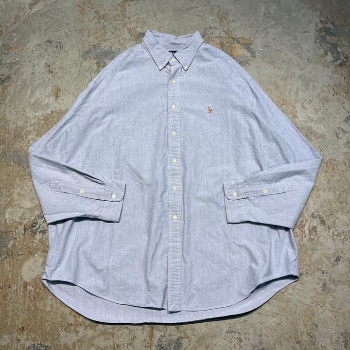 #4386 Used clothing Ralph Lauren/Long Sleeve Button Down Shirt/BLAKE/Blake/Size XXL
