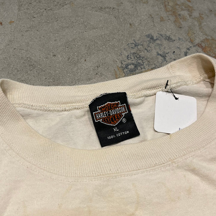 Used clothing 94's USA made Harley-Davidson / ZEPKA'S / Johnstown Store, Pennsylvania / Long T-shirt / Size XL