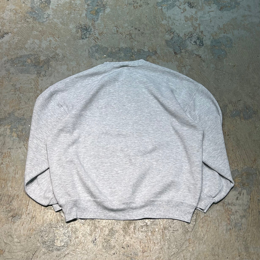 Used clothing Made in USA 80's~ RUSSELL/Russell/North Carolina Tar Heels/Crew Neck College Logo Sweatshirt/Size XL