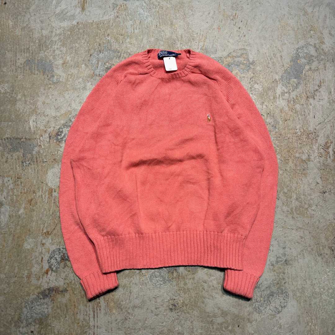 Ralph Lauren/Polo Ralph Lauren/Crew Neck Knit 스웨터/크기 L의 빈티지 폴로