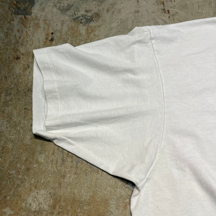 #4801 80's 古着 Hanes ヘインズ/アニマルプリント/ヴィンテージ シングルステッチ Tシャツ/サイズXXL