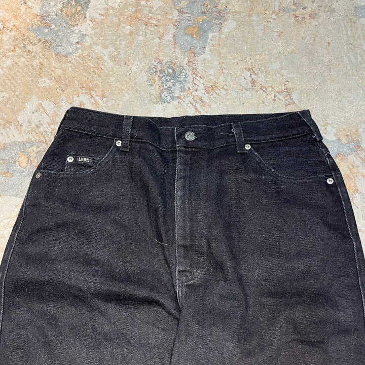 #4185 古着 Lee/リー/Black Denim Pants/ブラックデニムパンツ/サイズ14