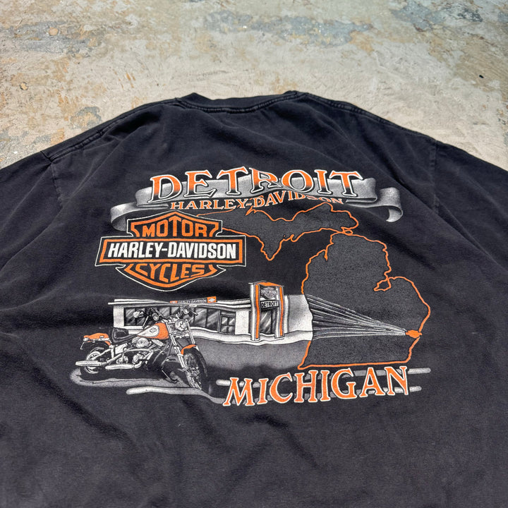 古着 USA製 Harley-Davidson/ハーレーダビッドソン/ プリントTシャツ/ サイズXL