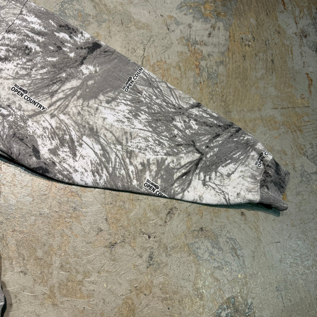 Used clothing CABELA'S/Cabella/Real Tree Pattern/Pullover Hoodie/Size L