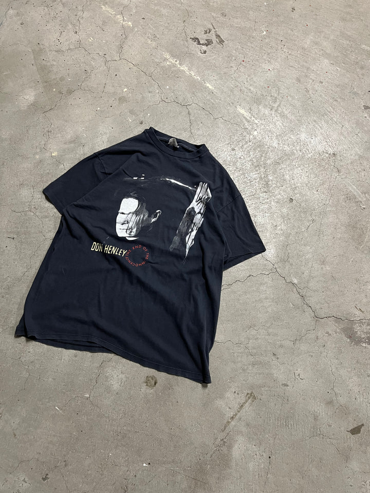 #MA61 古着 USA製 89's ヘインズ/ドン・ヘンリー/エンド・オブ・ジ・イノセンス/ツアー/ヴィンテージ シングルステッチ プリント Tシャツ/サイズXL