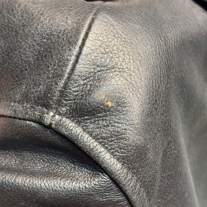 古着 WILSONS LEATHER/ ウィルソンズレザー/ 本革レザーハーフコート/ 牛革/ サイズM