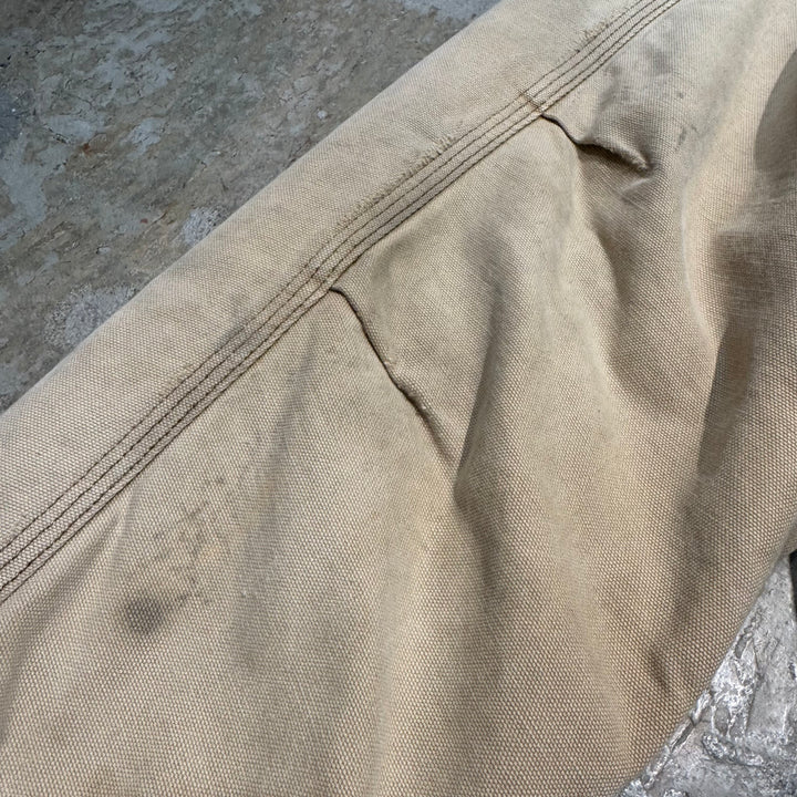 古着 carhartt/ カーハート/ トラディショナルコート/ 裏地キルティング/ 襟コーデュロイ/サイズ3XL相当