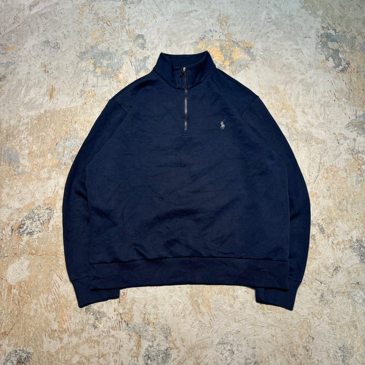Ralph Lauren/ Polo By Ralph Lauren/ Half Zip 니트 스웨터/ 크기 L의 사용 의류 폴로