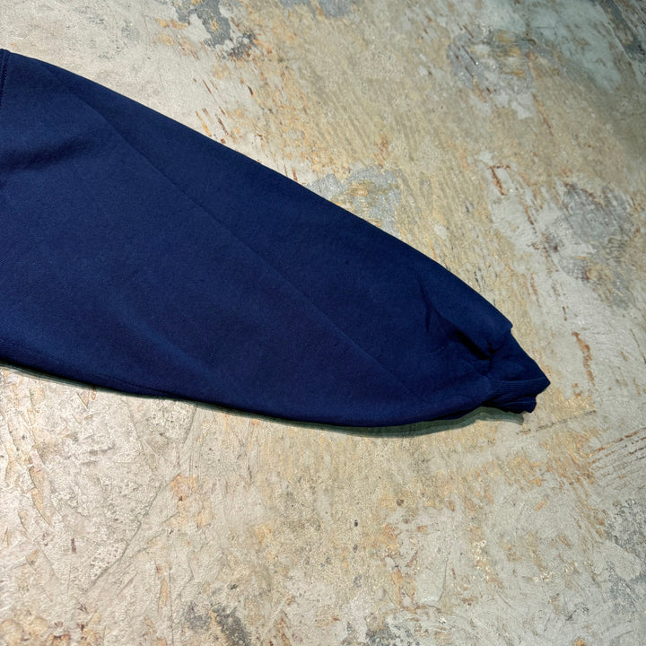 Used clothing Made in USA 80's~ RUSSELLATHLETIC/Russell Athletic/Crew neck blank wet/Plain/Size XL