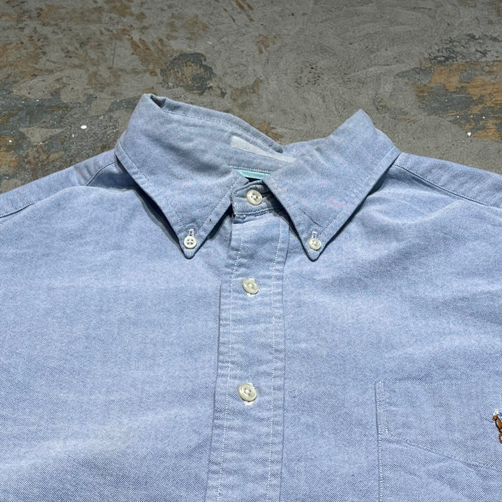 #4375 Used clothes Ralph Lauren /Long Sleeve Button Down Shirt /Crazy pattern /The Big Shirt /Size L