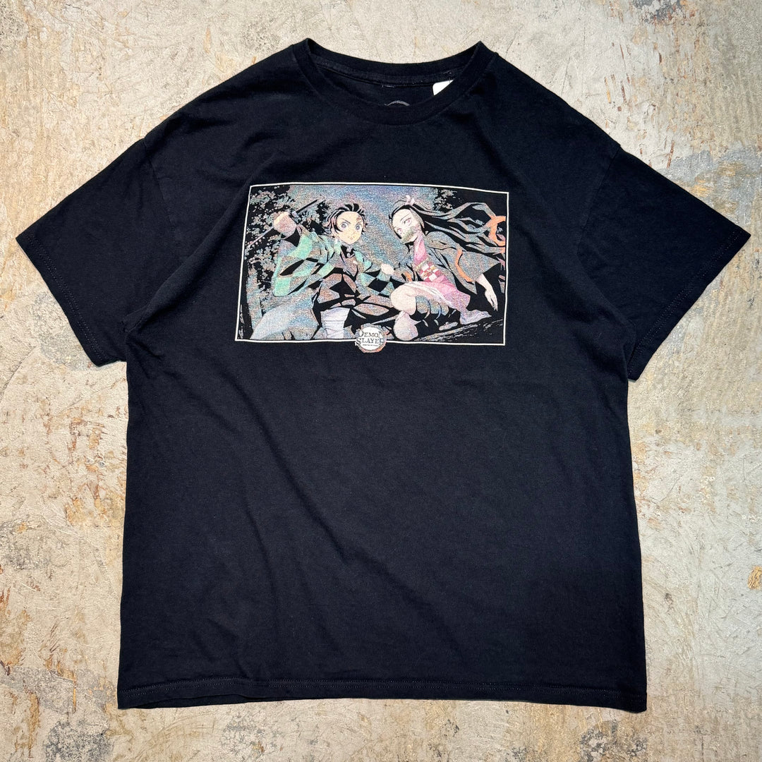 古着 USAVINTAGE/ Demon Slayer / 鬼滅の刃/ アニメTシャツ/ サイズL