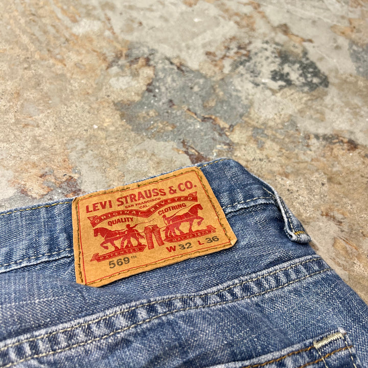 旧衣Levi's/李维斯/Denim Pants/牛仔短裤/569/实际尺寸32×32