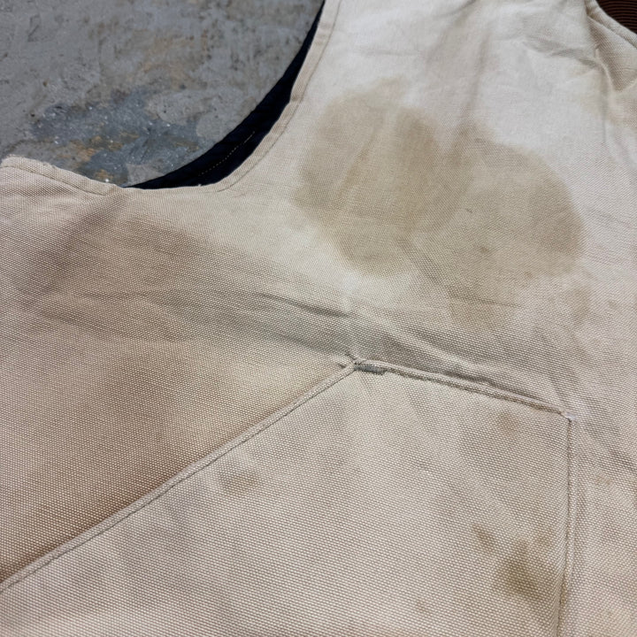 古着 Carhartt/ カーハート/ サンドストーンベスト/ ダック地/ 裏地キルティング/ サイズ2XL