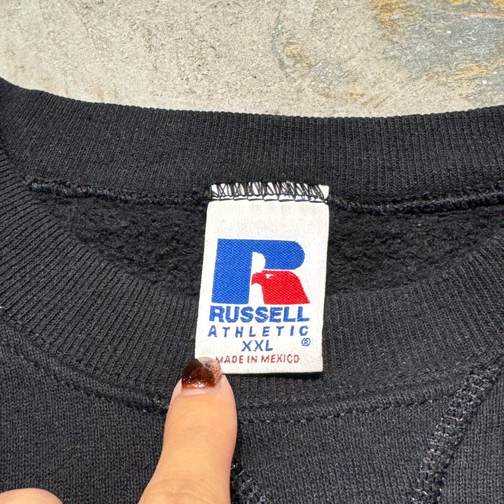 旧衣服90's~ RUSSELL athletic/ RUSSELL athletic/ brunkrounex wet /素色/尺码XXL