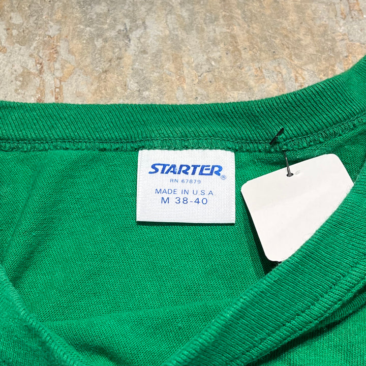 #4716 중고 의류 80 년대 스타터 / 보스턴 셀틱스 / 빈티지 싱글 스티치 티셔츠 / 미국 / 크기 m