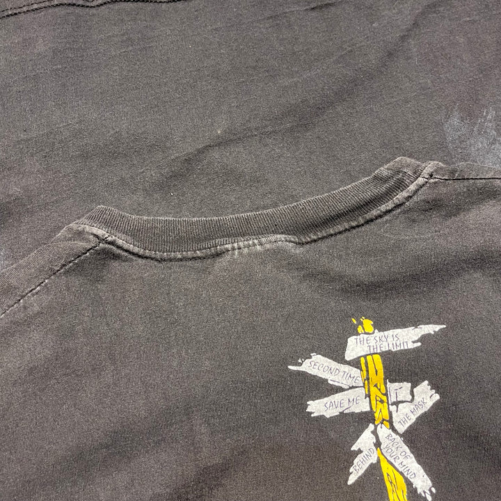 중고 의류 98 's USA Made Hanes / Hanes / Fleetwood Mac / 빈티지 싱글 스티치 밴드 티셔츠 / 크기 L