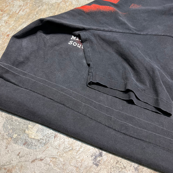 古着 USA製 93's ヘインズ / ガース・ブルックス / ON TOUR / ヴィンテージ シングルステッチ プリントTシャツ/サイズL