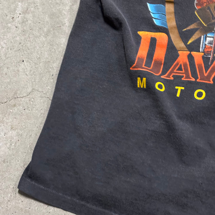 古着 USA製 90's Harley-Davidson/ハーレーダビッドソン/ プリントTシャツ/ サイズL