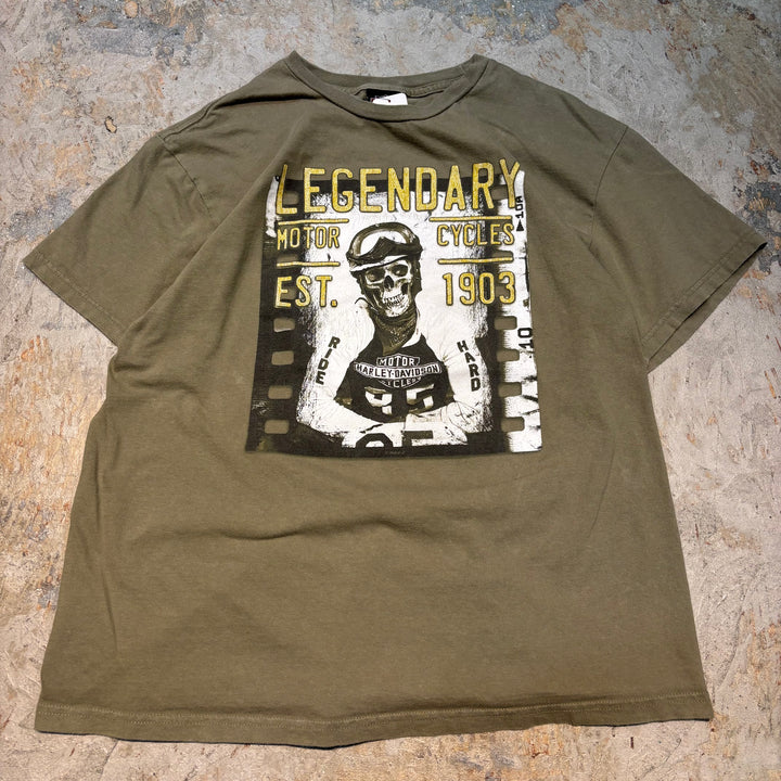 古着 USA製 Harley-Davidson/ハーレーダビッドソン/ プリントTシャツ/ サイズXL